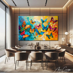 tableau papillon couleur