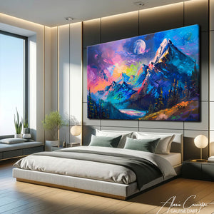 Tableau de Montagne Moderne