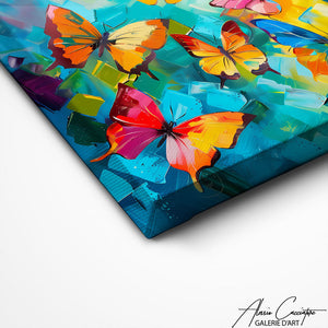 TABLEAU PAPILLONS COULEUR Alessio Cacciatore