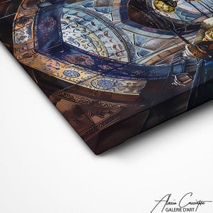 TABLEAU ORIENTAL GRIS Alessio Cacciatore