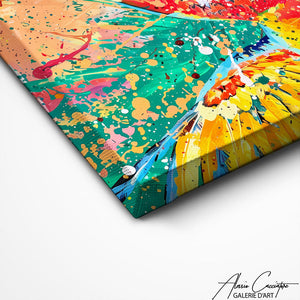 TABLEAU PEINTURE OISEAU Alessio Cacciatore