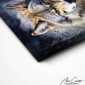 TABLEAU LOUP MURALE Alessio Cacciatore