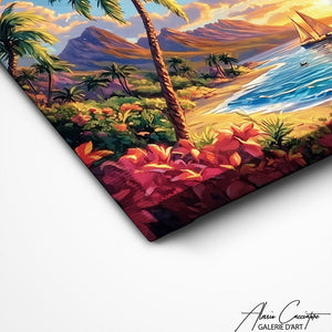 TABLEAU BORD DE MER TROPICAL Alessio Cacciatore