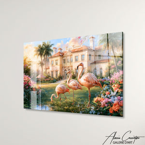 Cadre Flamant Rose