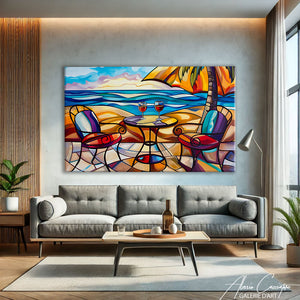 Tableau Peinture Paysage Mer