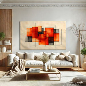Tableau geometrique moderne