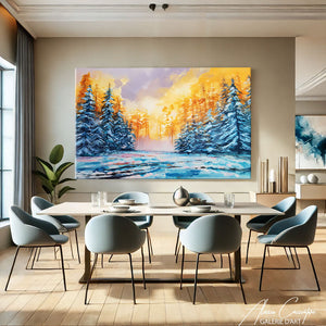 TABLEAU FORET GRAND FORMAT AlessioCacciatore