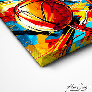 TABLEAU BASKET STREET ART AlessioCacciatore