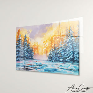 TABLEAU FORET GRAND FORMAT AlessioCacciatore