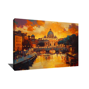 Tableau coucher de soleil