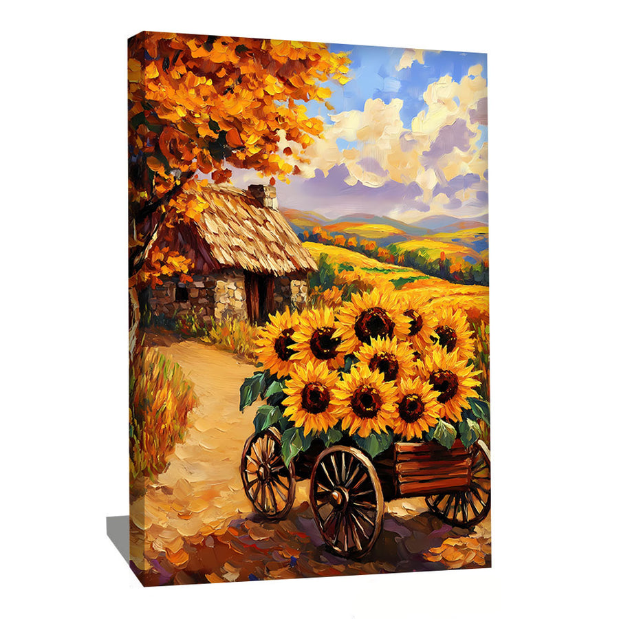 Tableau Avec Des Tournesols