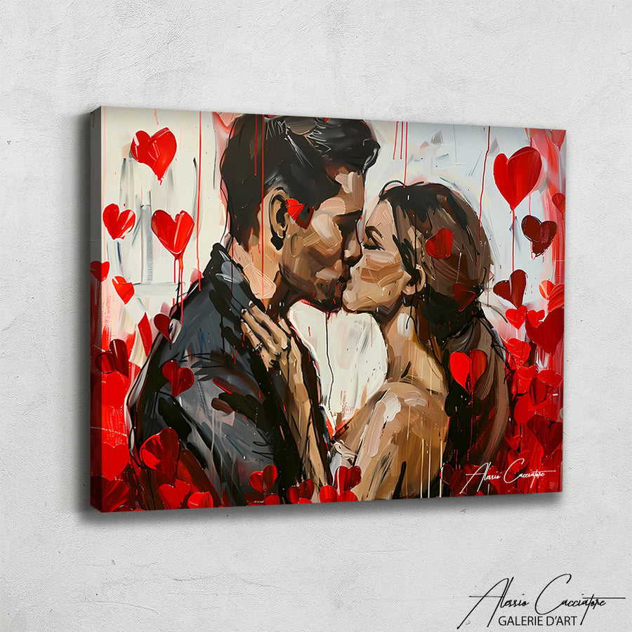 Tableau Couple Peinture – mise en situation