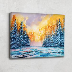 TABLEAU FORET GRAND FORMAT AlessioCacciatore
