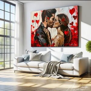 Tableau Couple Peinture
