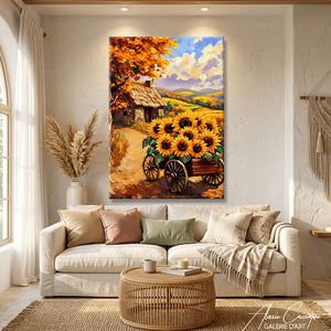Peinture Avec Des Tournesols