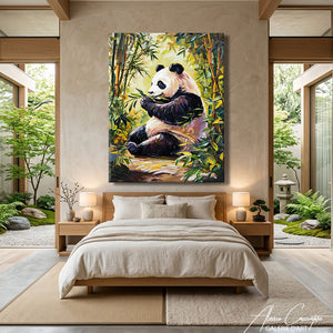 Toile Avec Panda