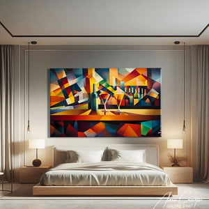 Tableau Géométrique Coloré