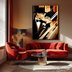 Tableau Peinture Art Deco