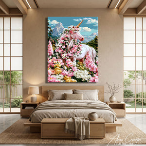 Tableau Licorne Chambre Fille