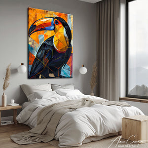 Tableau Peinture Acrylique Oiseau