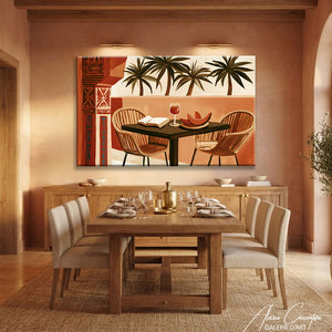 Affiche Couleur Terracotta