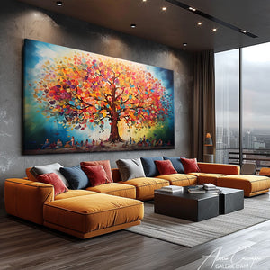 tableau arbre de vie moderne