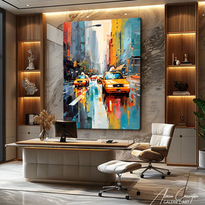 peinture abstraite new york