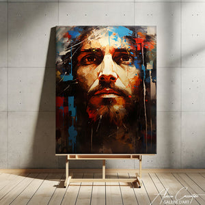 tableau jésus moderne