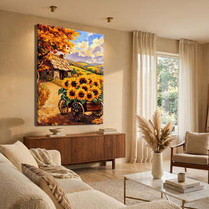 Décoration Murale Avec Des Tournesols