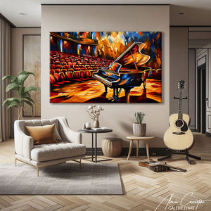 Affiche Peinture Piano