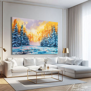 TABLEAU FORET GRAND FORMAT AlessioCacciatore