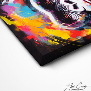 TABLEAU GORILLE COULEUR Alessio Cacciatore