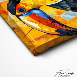 TABLEAU OISEAU EXOTIQUE Alessio Cacciatore