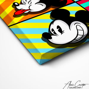 TABLEAU MICKEY STREET ART Alessio Cacciatore