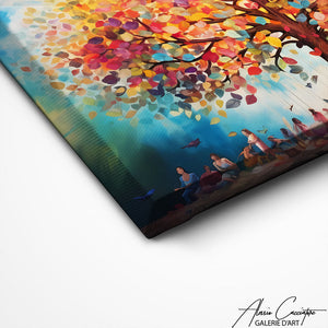 TABLEAU ARBRE DE VIE MULTICOLORE Alessio Cacciatore