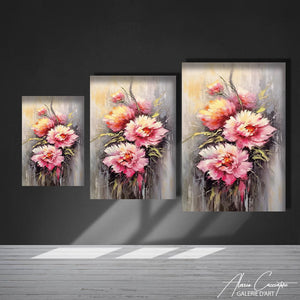 TABLEAU FLEUR PIVOINE Alessio Cacciatore
