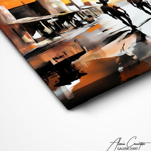 TABLEAU WESTERN COUCHER DE SOLEIL Alessio Cacciatore