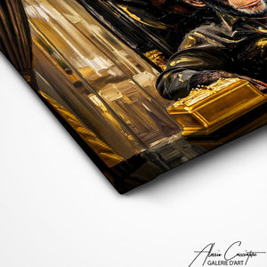 TABLEAU SINGE MAFIA Alessio Cacciatore