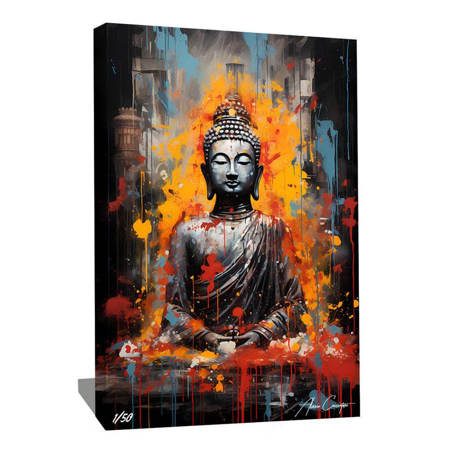 tableau bouddha