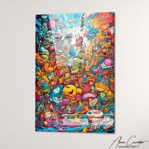 TABLEAU GRAFFITI ART Alessio Cacciatore