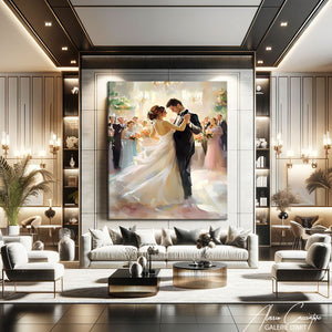 peinture couple de danseurs