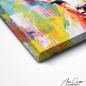 TABLEAU CERF ARTISTE Alessio Cacciatore