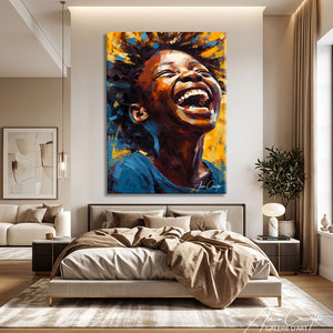 TABLEAU ENFANT AFRICAIN