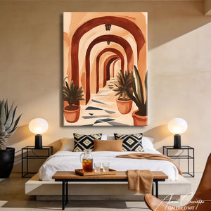 Toile Arche Terracotta