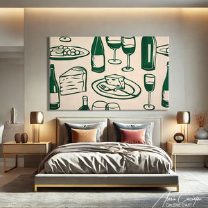 Peinture minimaliste moderne