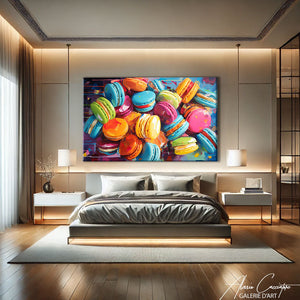 TABLEAU MACARONS COLORÉS AlessioCacciatore