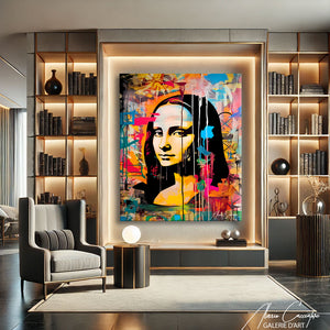 tableau mona lisa pop art