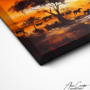 TABLEAU PAYSAGE AFRICAIN Alessio Cacciatore