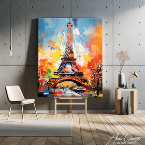 Tableau Toile Tour Eiffel