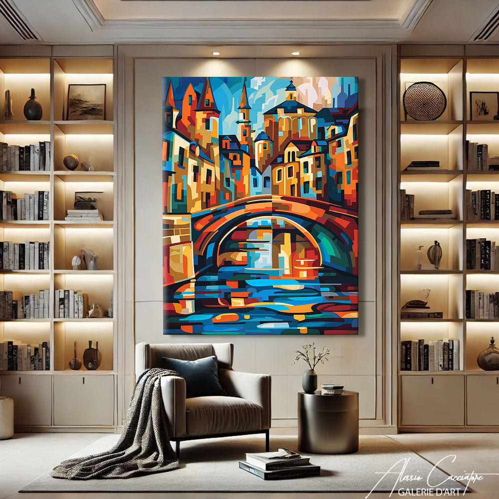 Reproduction Tableau Cubisme